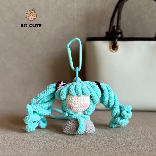 socute 元气爆棚初音包包挂件背包配件书包挂件小众奢侈礼物