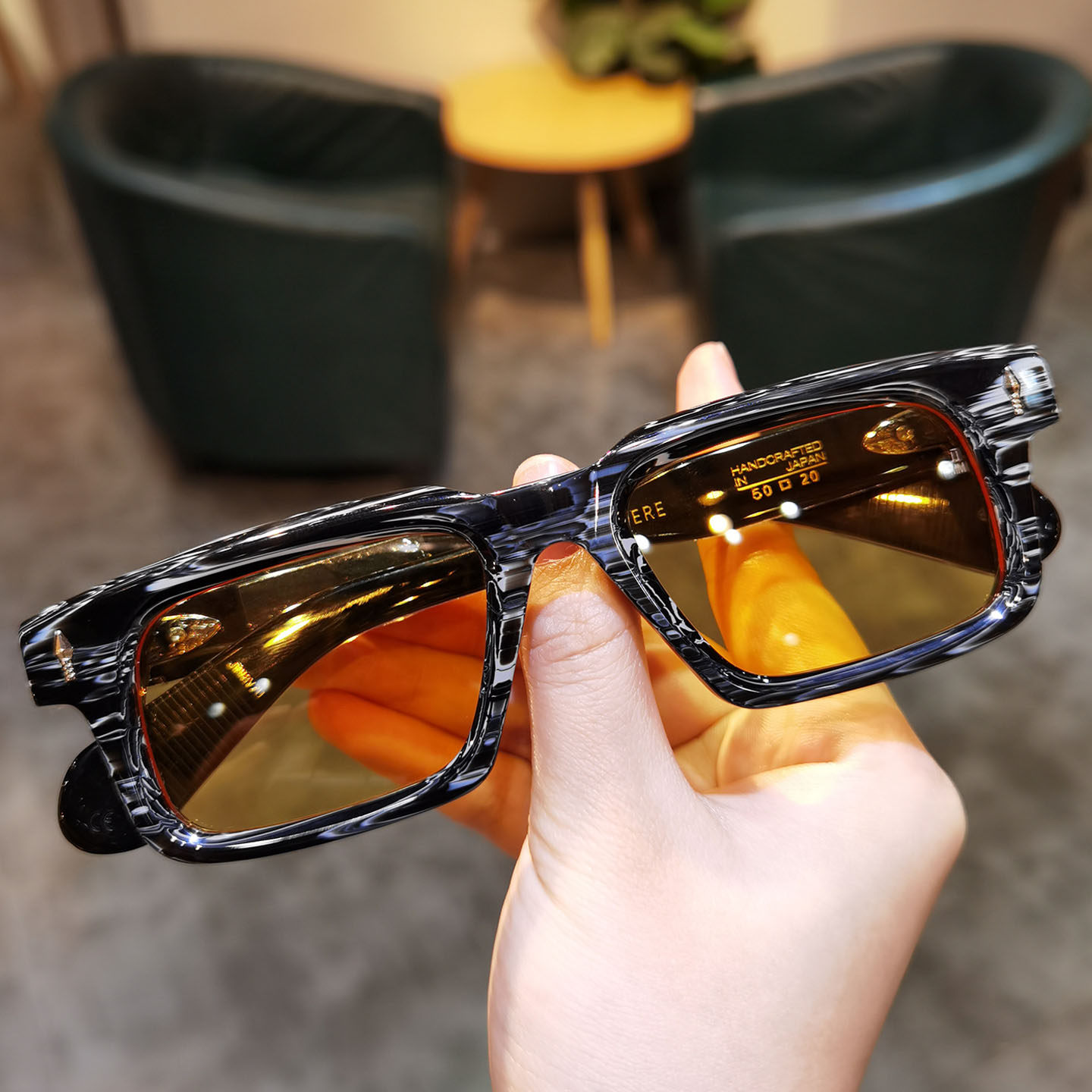 复古高端雕刻花纹大框太阳眼镜男女潮流方形板材紫外线街拍墨镜