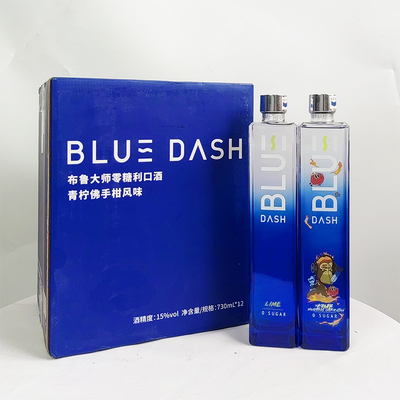 【整箱12瓶】布鲁大师15度微醺零糖青柠风味利口酒夏日强爽 正品