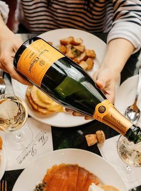 正品# 法国进口凯歌皇牌香槟 PatioVeuve Clicquot起泡酒香槟