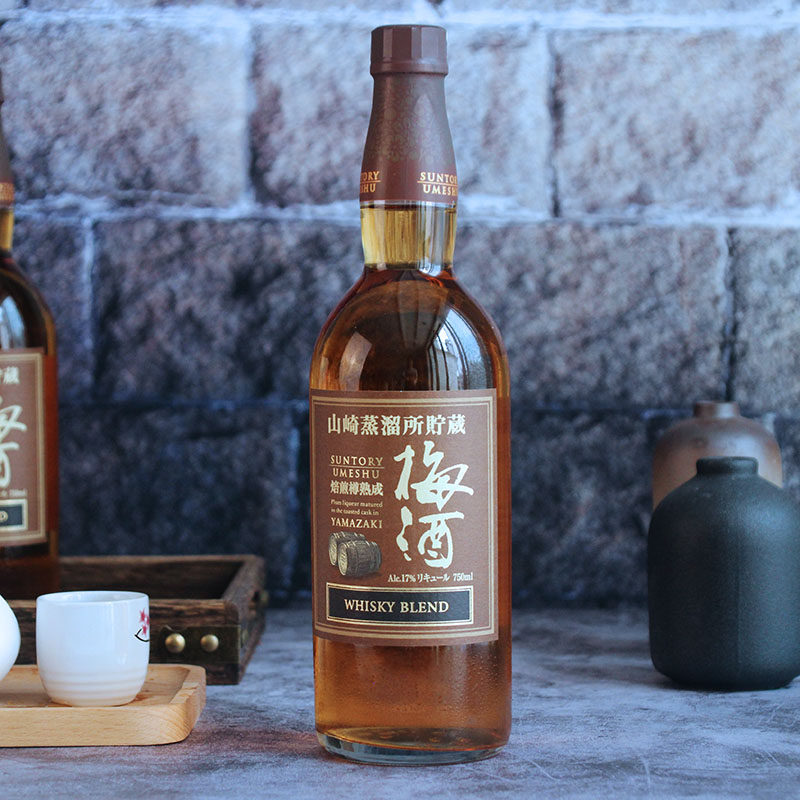 【现货】日本进口山崎蒸馏所樽熟成威士忌梅酒三得利梅子酒洋酒