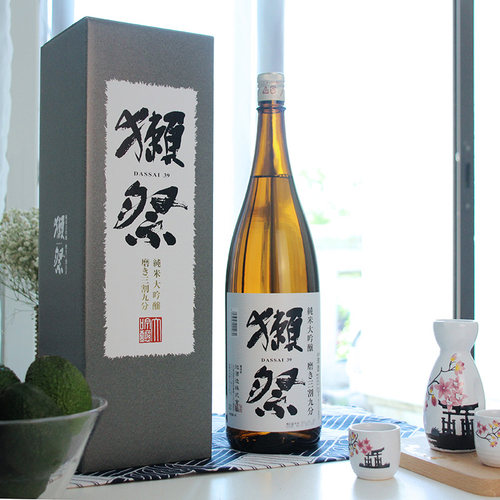 【礼盒装】獭祭39三割九分dassai清酒日本原装进口纯米大吟酿1.8L