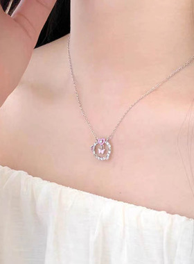 同款双层蝴蝶荆棘之环项链ins风轻奢小众高级感情侣锁骨链