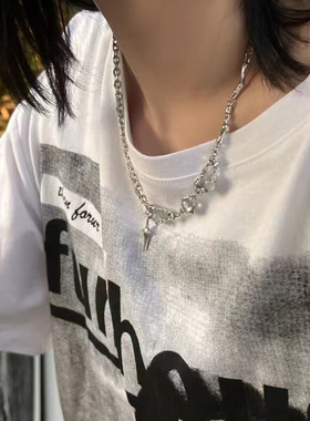 白月光芒星项链女甜酷辣妹风高级感锁骨链小众设计感时尚百搭项饰