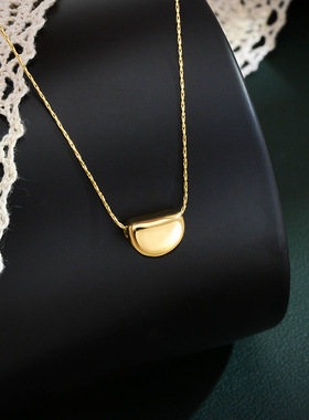 轻奢小众设计感豌豆项链网红ins潮短款钛钢简约大气豆豆锁骨链女