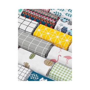 棉加厚加密老粗布棉麻坯布白胚布袋帆布布料包沙发抱枕亚麻