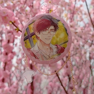 新款亚克力磁吸举牌拍照神器自制谷子举拍棒吧唧打卡道具周边展示