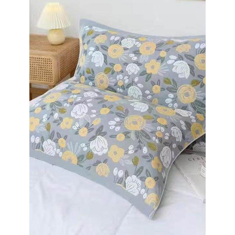 枕巾2025新款纯棉加厚全