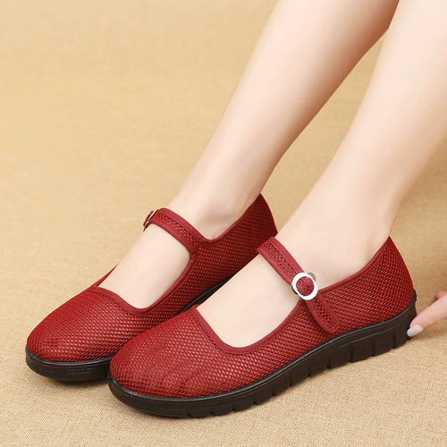 Слипоны, обувь, рабочие танцующие нескользящие туфли на платформе для матери