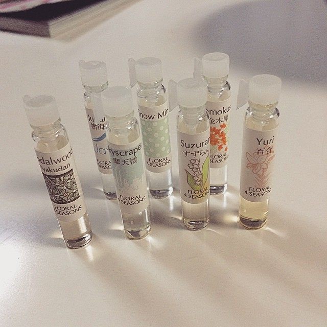 【试用小样】日本武藏野香水小样腊梅白梅桂花试香0.5ml
