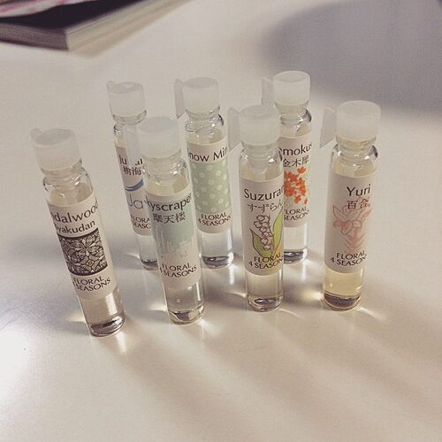 【试用小样】日本武藏野香水小样腊梅白梅桂花试香0.5ml