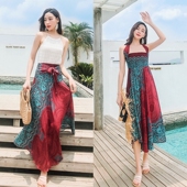 鱼尾裙半身 蛋糕裙不规则a字款 泰国波西米亚ins超火 半身裙中长款