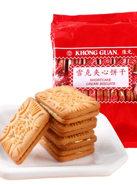 康元雪克饼干夹心600g