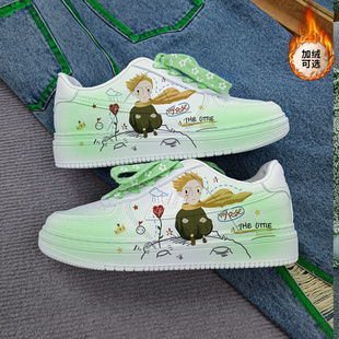 回力ow正品樱花小王子爆改低帮情侣板鞋男2023春夏季新款透气女鞋