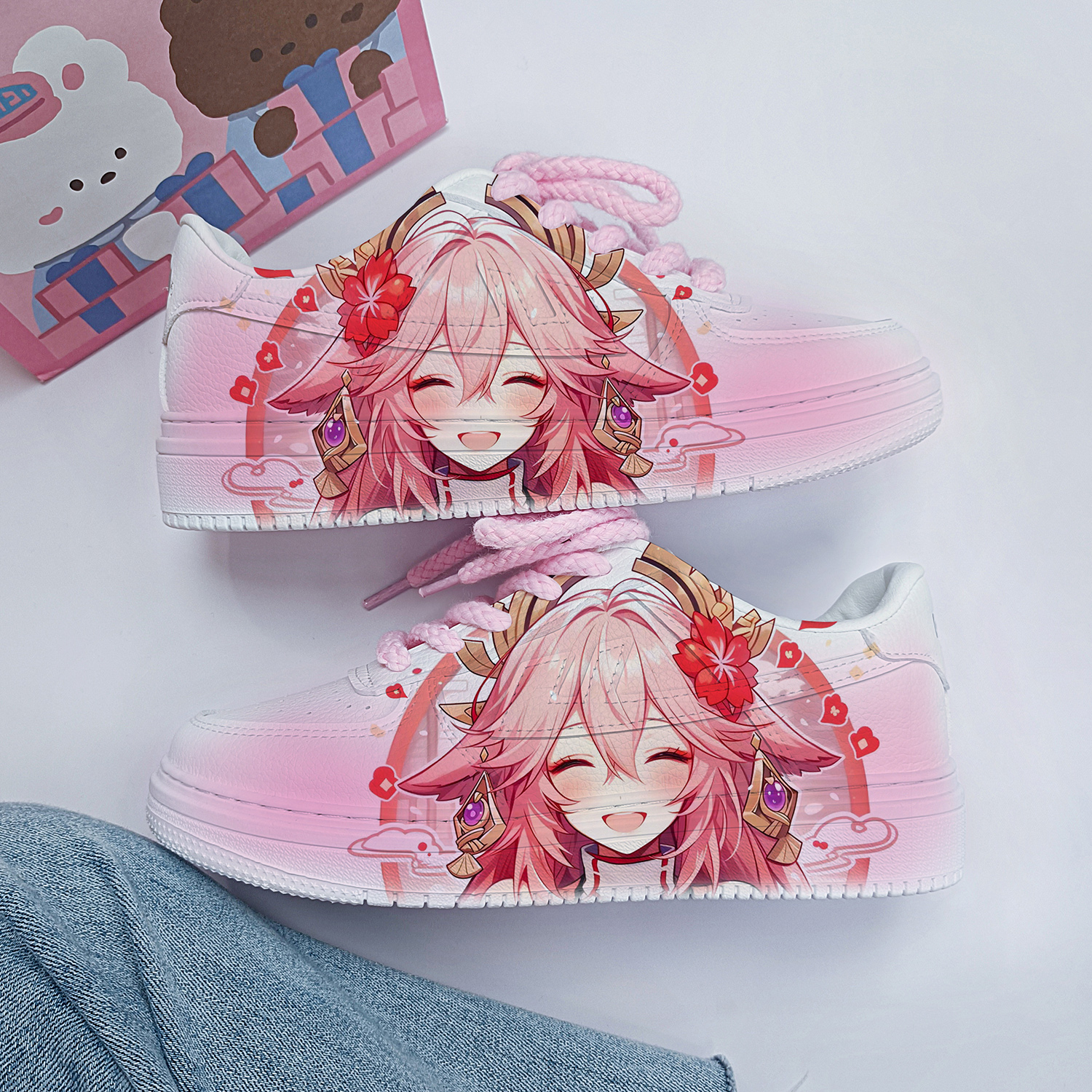 回力二次元鞋子女2025年秋冬加绒保暖八重神子周边限量新款休闲鞋