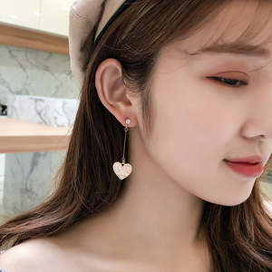 桃心小耳环耳坠耳饰