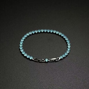 Vintage 古著|Hazy Blue Nocturne 朦胧的蓝色夜曲手链小众百搭潮