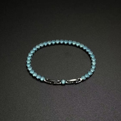 Vintage古著朦胧的蓝色夜曲手链