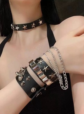 y2k嘻哈小众手链手环朋克风配饰