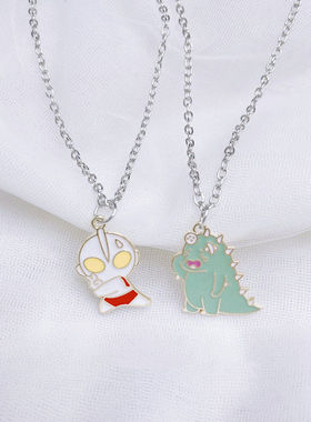 呆萌风ins百搭情侣生日礼物吊坠