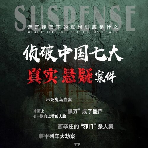 侦破中国七大“真实悬疑”案件 非实体书 【天猫精灵有声内容】