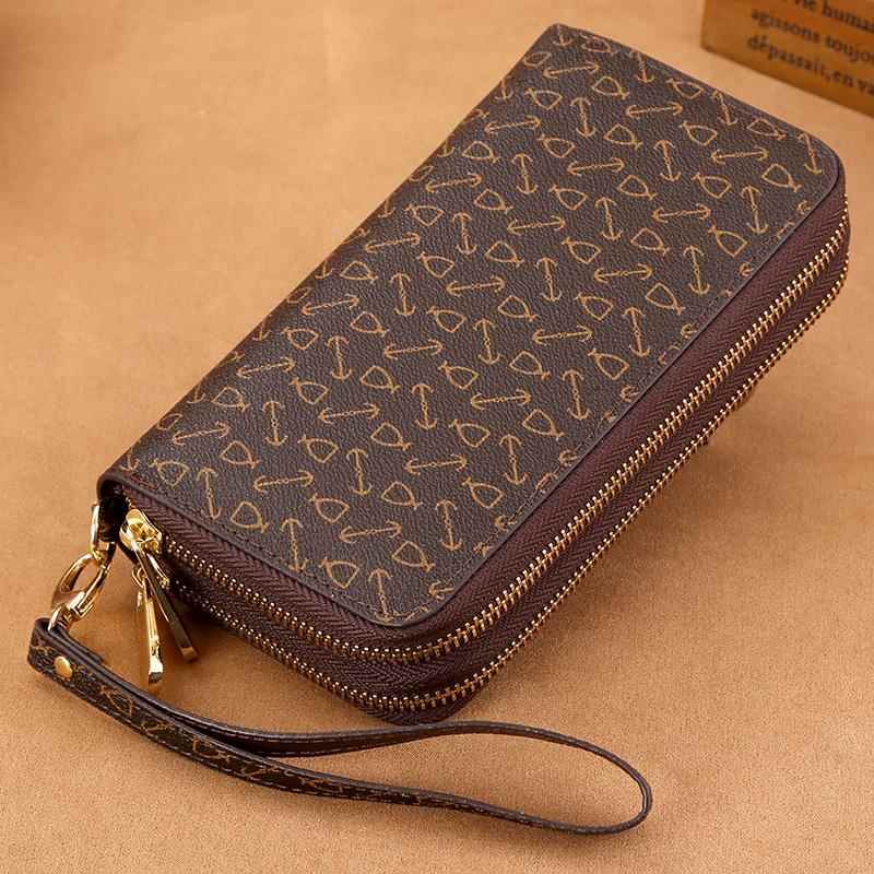 潮牌韩版钱包女士长款手拿包女包新款大容量时尚钱夹皮夹子