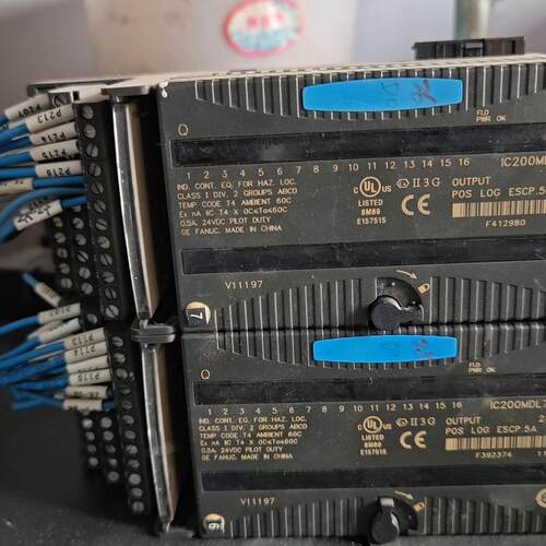 议价IC200MDL741G GE发那科 PLC输模块 功能完好维修