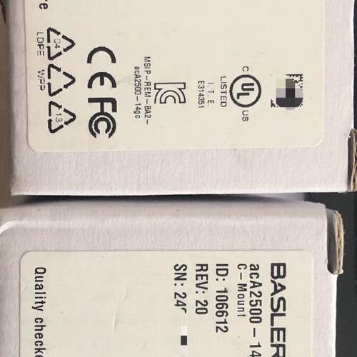 议价acA2500-14gm 巴斯勒工业相机 工业自动化视觉检测配件维修