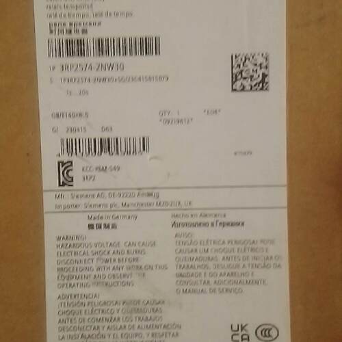 议价3RP2574-2NW30 时间继电器 工控电气配件维修