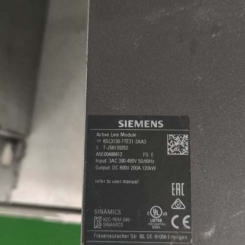 议价6SL3130-7TE31-2AA3 有源进线模块 工控自动化设备配件维修