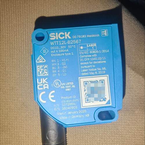 议价WTT12L-B2567 光电传感器 工控自动化工业配件维修