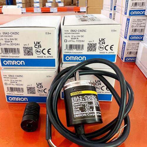 议价E6A2-CWZ5C 旋转编码器 500P/R 0.5M 光电编码器维修