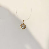 HETAO荷桃10分培育钻石天然红宝石泡泡款 项链手链耳环吊坠18k金