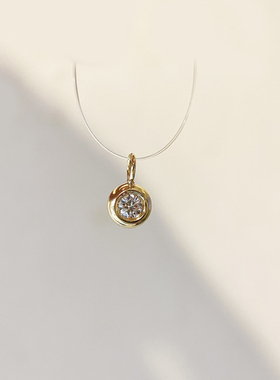 HETAO荷桃10分培育钻石天然红宝石泡泡款项链手链耳环吊坠18k金