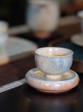 景德镇纯手工陶瓷茶杯小容量
