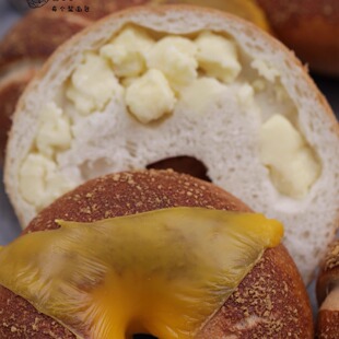 天然酵母贝果面包  Bagel （实付满百包邮有盐烘焙）