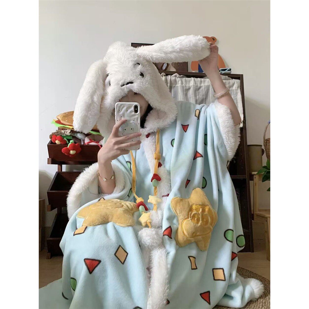 几何星星点缀二次元治愈