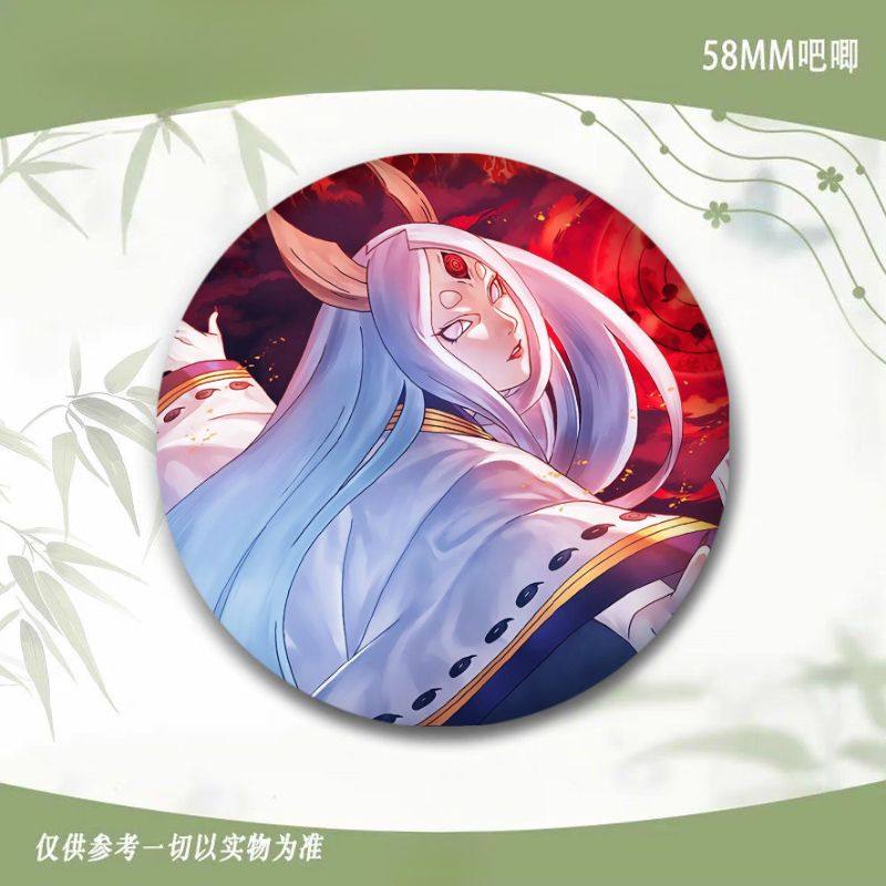 火影忍者辉夜镭射徽章动