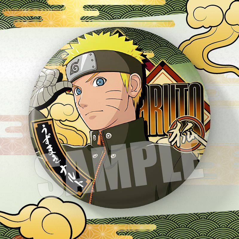 火影忍者动漫双闪徽章漩