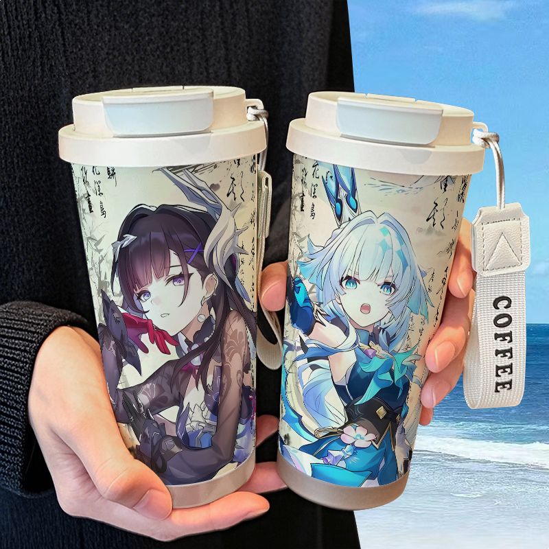 海瑟音刻律德菈保温杯不