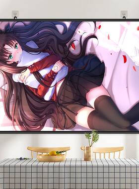 Fate远坂凛卷轴挂画定制
