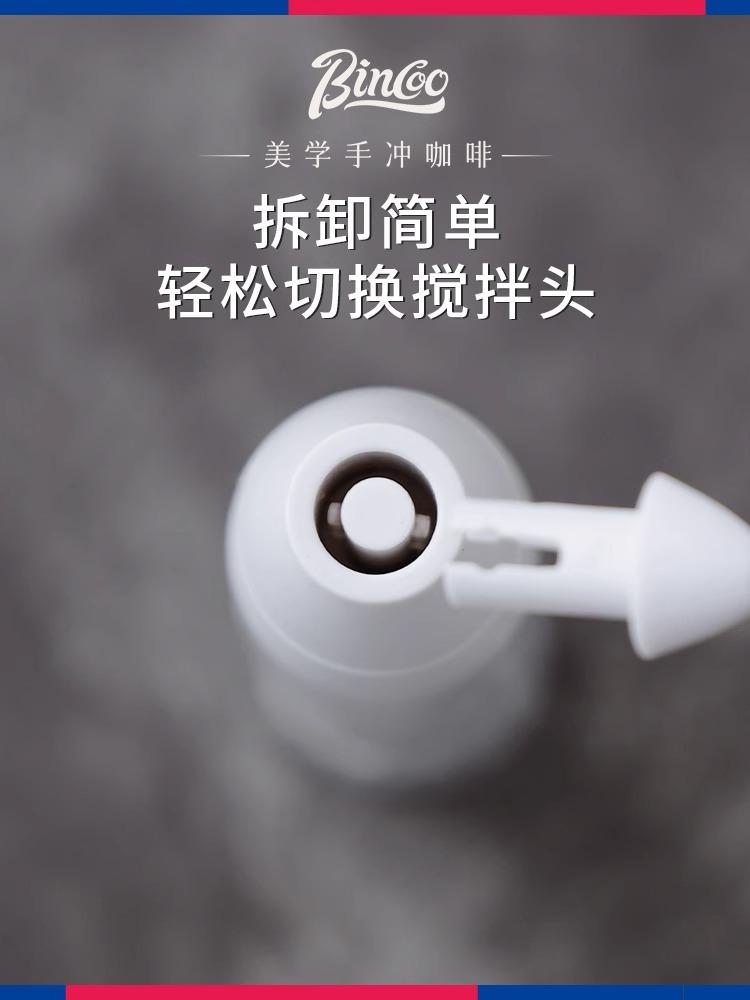 Bincoo打奶泡器家用迷你电动奶泡机充电小型牛奶搅拌器手持打发器