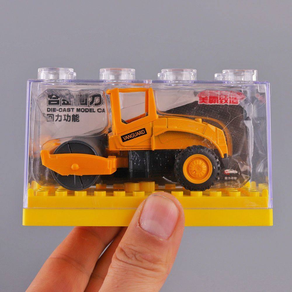 儿童回力玩具车宝宝迷你小汽车压路机运输车亚克力盒合金工程车,玩具/童车/益智/积木/模型,惯性/回力/滑行玩具,淘宝优惠券,粉丝福利购,淘宝优惠卷