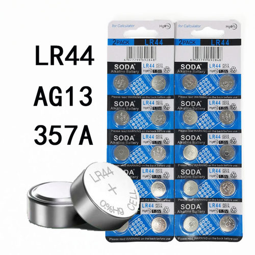 LR44纽扣电池LR41/AG3/AG13 L1154 A76 357aLR1130电子手表玩具车