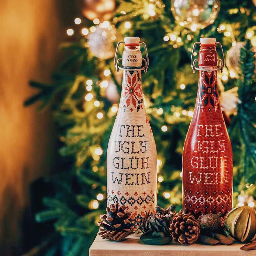 西班牙进口圣诞毛衣冬加热夏冰喝小丑派对甜红桑格利亚甜白配制酒