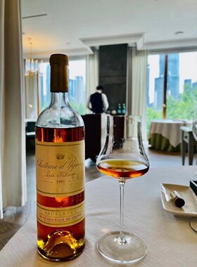 行货正品法国苏玳产区一级名庄滴金贵腐甜白葡萄酒1991年份750ml