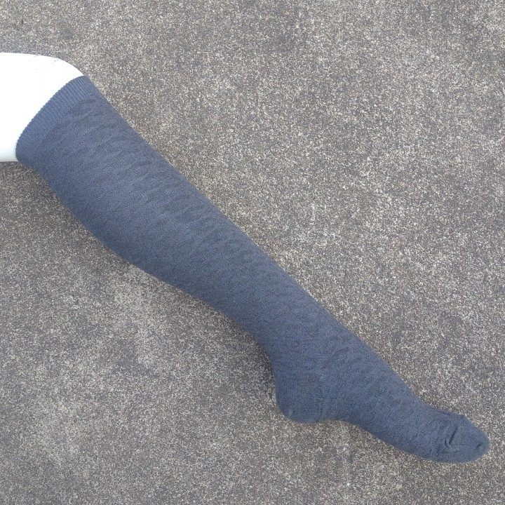 销售女35-38码深灰色棉质暗纹及膝长筒袜子,女士内衣/男士内衣/家居服,长筒袜,淘宝优惠券,粉丝福利购,淘宝优惠卷