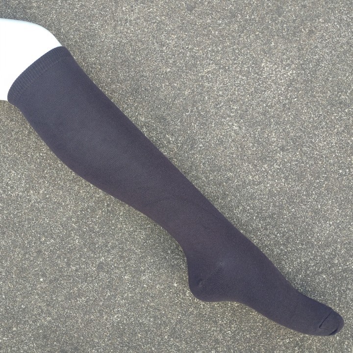 销售女36-40码棉质纯色及膝长筒袜子