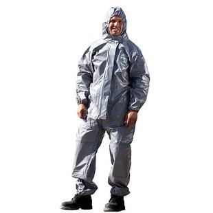 雷克兰CT3S428防护服凯麦斯3带帽连体生化武器防酸碱高危害化学品