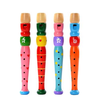 Hot Colorful Wooden Flute Music Instrument Trumpet Buglet Ho